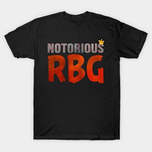 Notorious RBG Crown, RBG Gift, Stylish RGB Design, Feminist T-Shirt